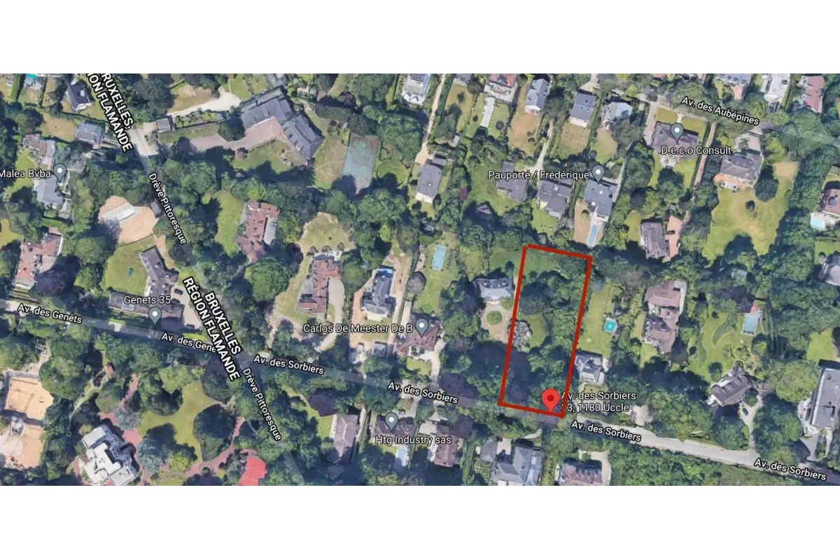 Terrain à vendre à Uccle 1180 1990000.00€  chambres m² - annonce 656707