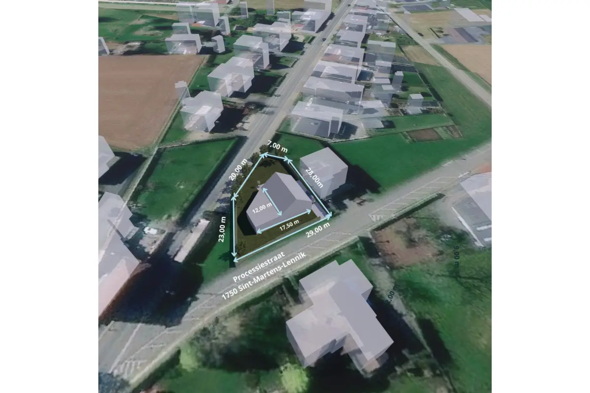 Terrain à vendre à Lennik 1750 225000.00€  chambres m² - annonce 656988