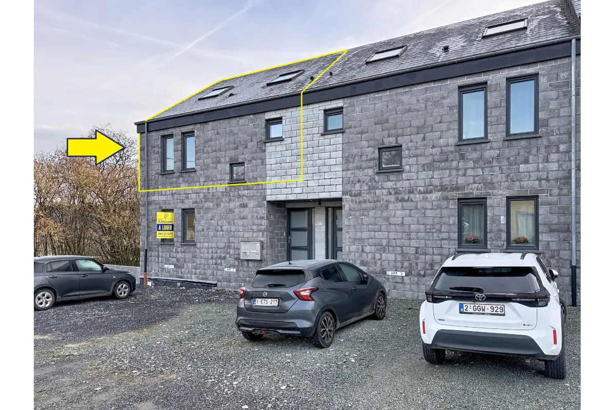 Duplex te  huur in Libramont-Chevigny 6800 725.00€ 2 slaapkamers 94.00m² - Zoekertje 657744