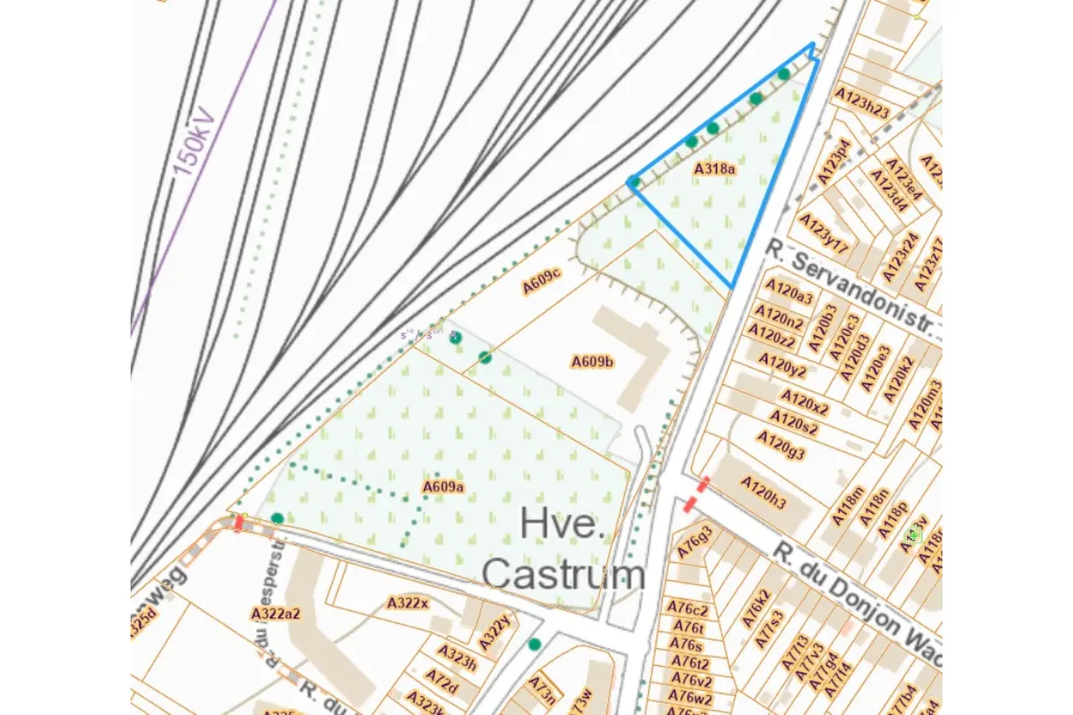Terrain à vendre à Haren 1130 110000.00€  chambres m² - annonce 657488