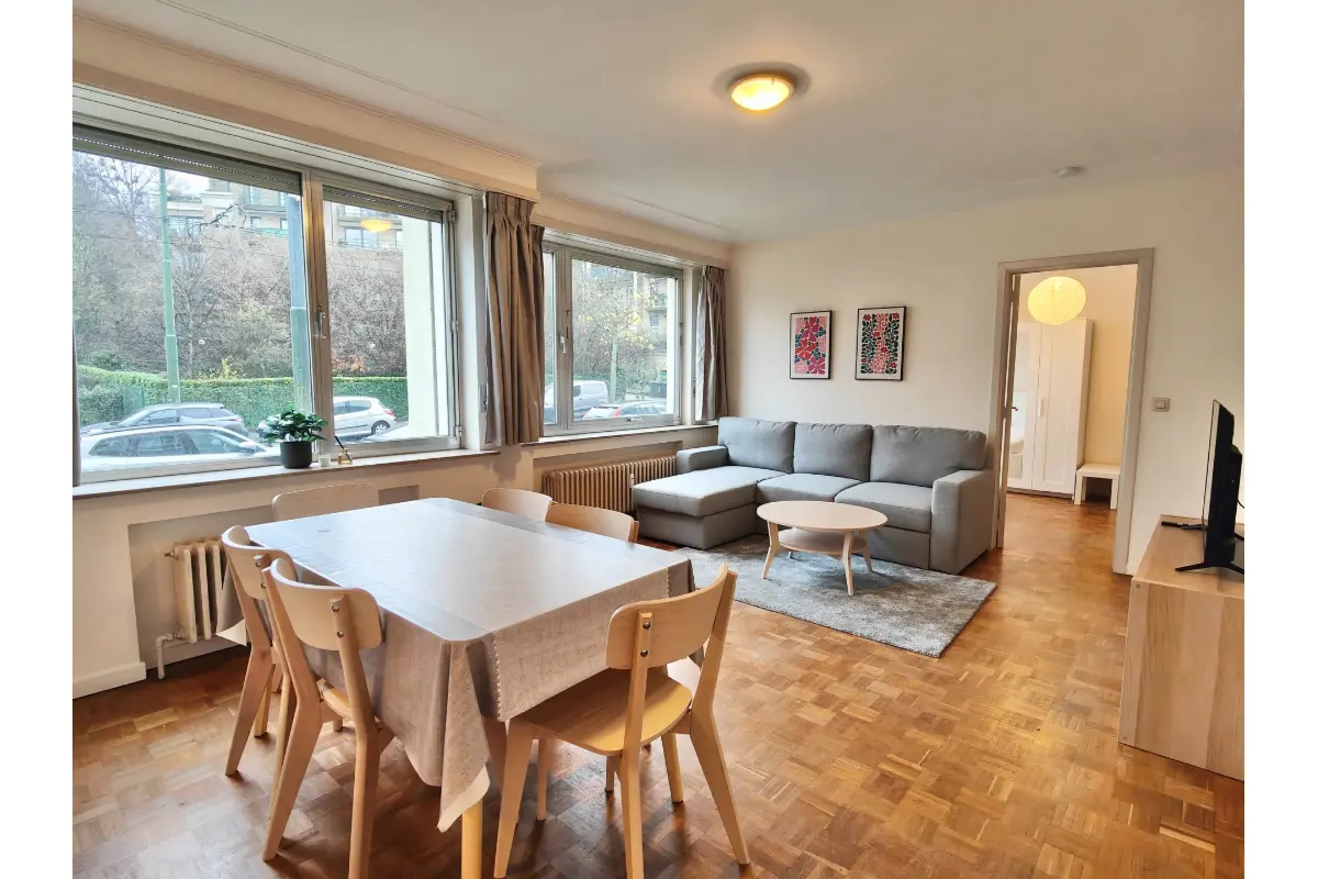 Appartement te  huur in Ukkel 1180 970.00€ 1 slaapkamers 68.00m² - Zoekertje 659726