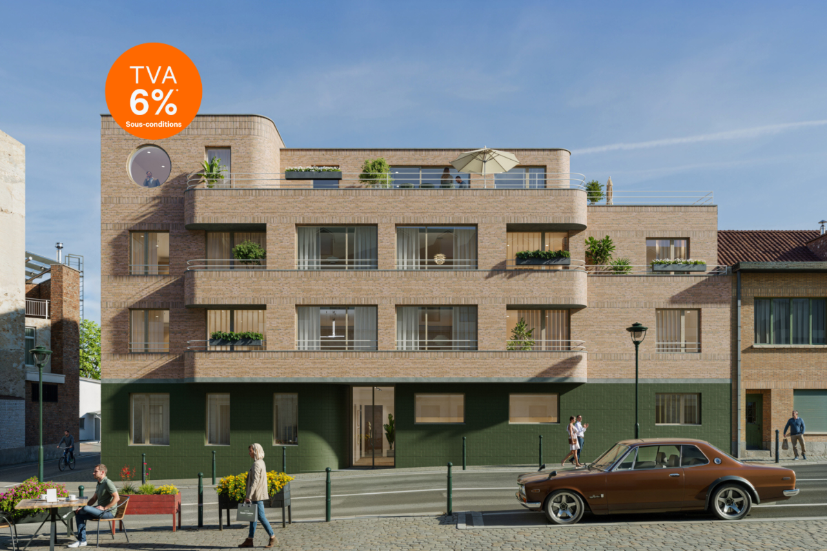 Appartement te  koop in Laken 1020 252500.00€ 1 slaapkamers 56.28m² - Zoekertje 662690