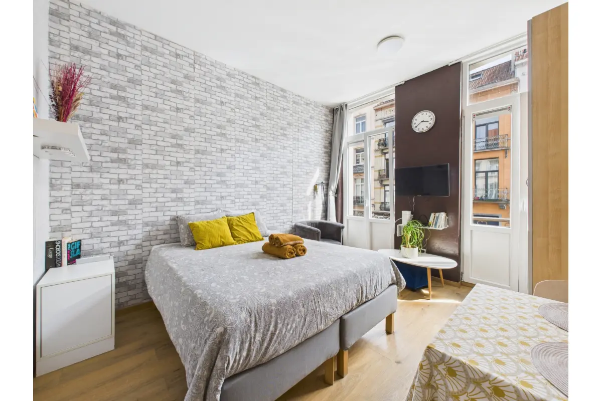 Appartement te  koop in Brussel 1000 200000.00€ 1 slaapkamers 27.00m² - Zoekertje 663071