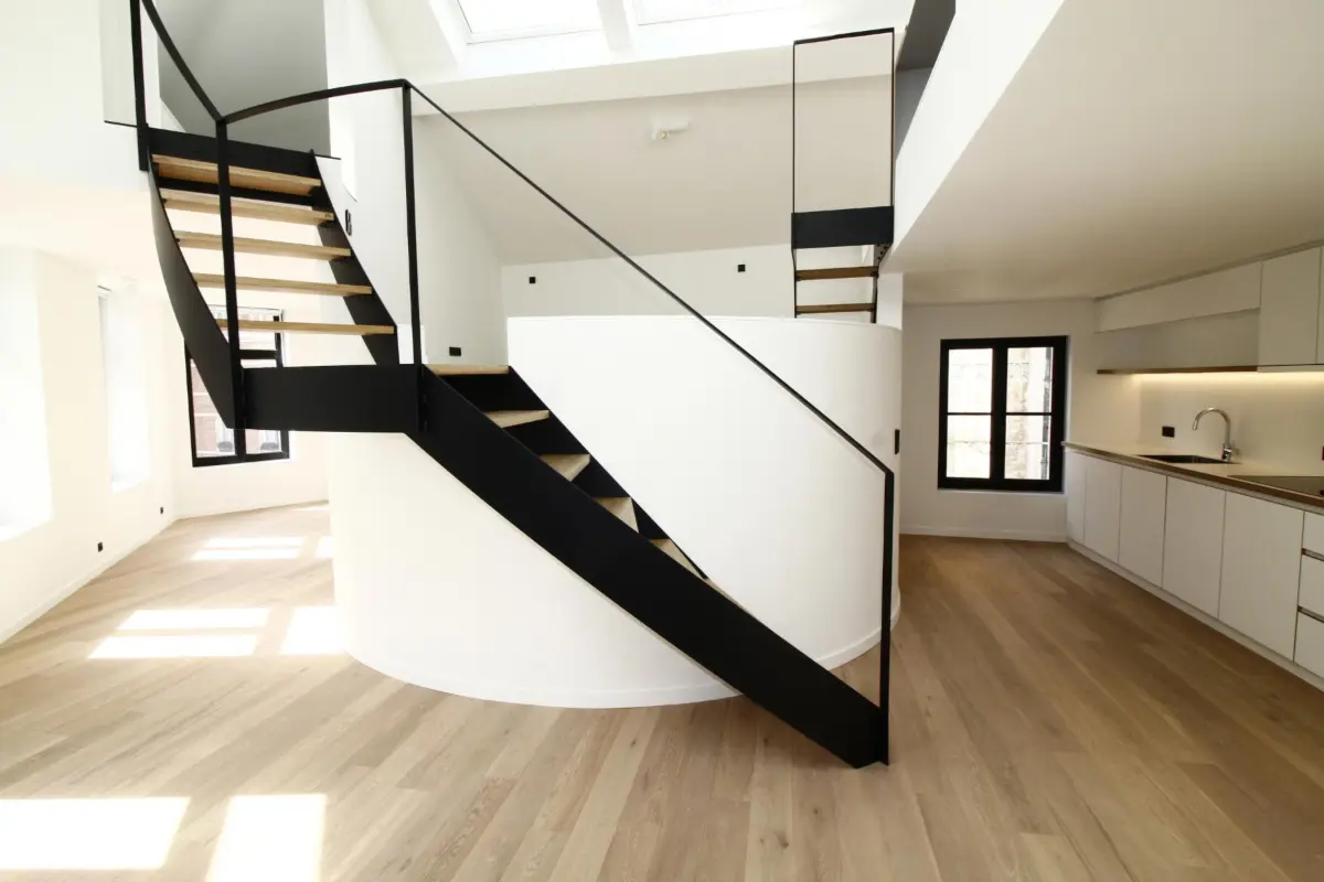 Penthouse te  huur in Brussel 1000 1450.00€ 1 slaapkamers 90.00m² - Zoekertje 664688