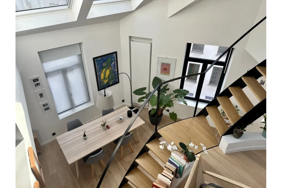 Penthouse te  huur in Brussel 1000 1325.00€ 1 slaapkamers 90.00m² - Zoekertje 664688