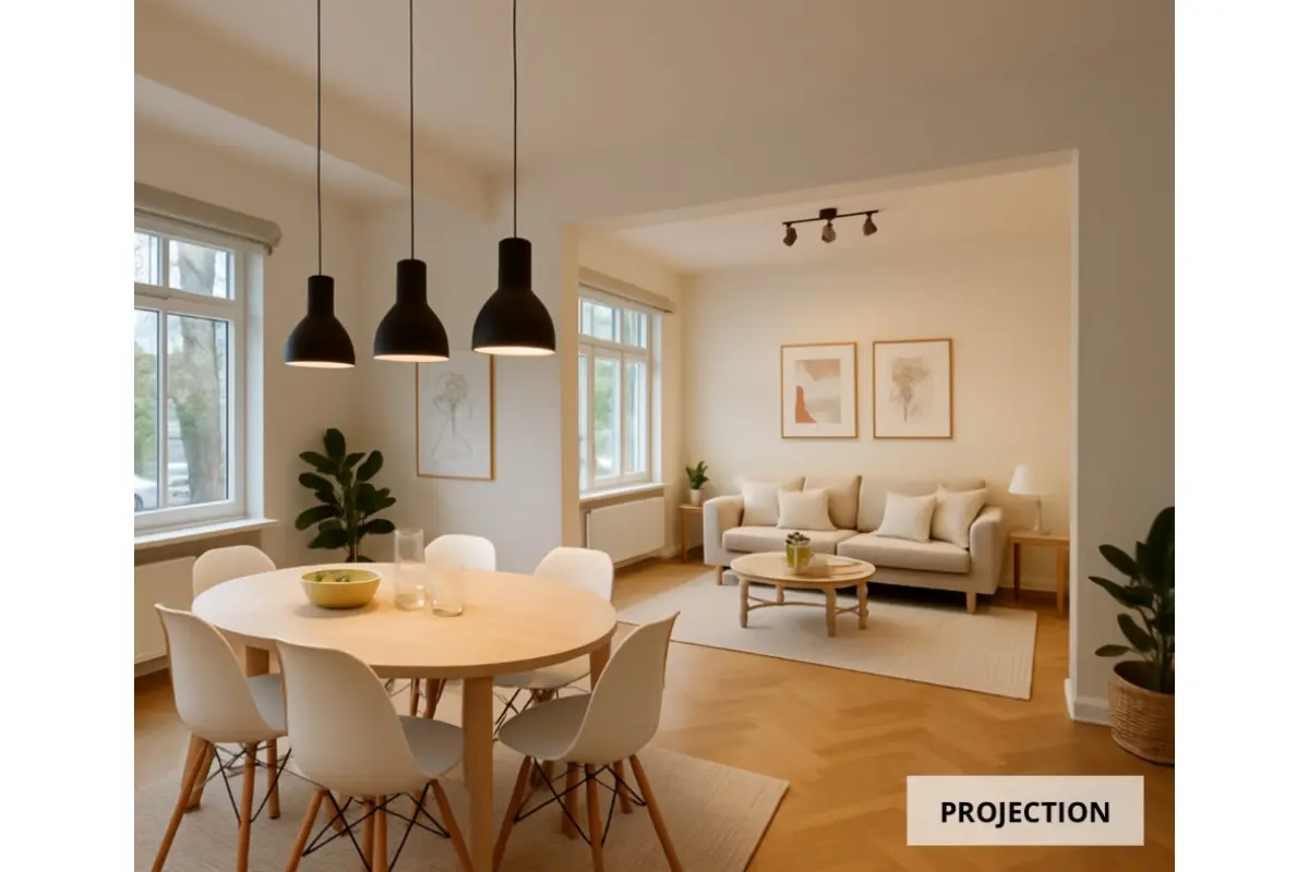 Appartement te  in Elsene 1050 1250.00€ 1 slaapkamers 85.00m² - Zoekertje 667805