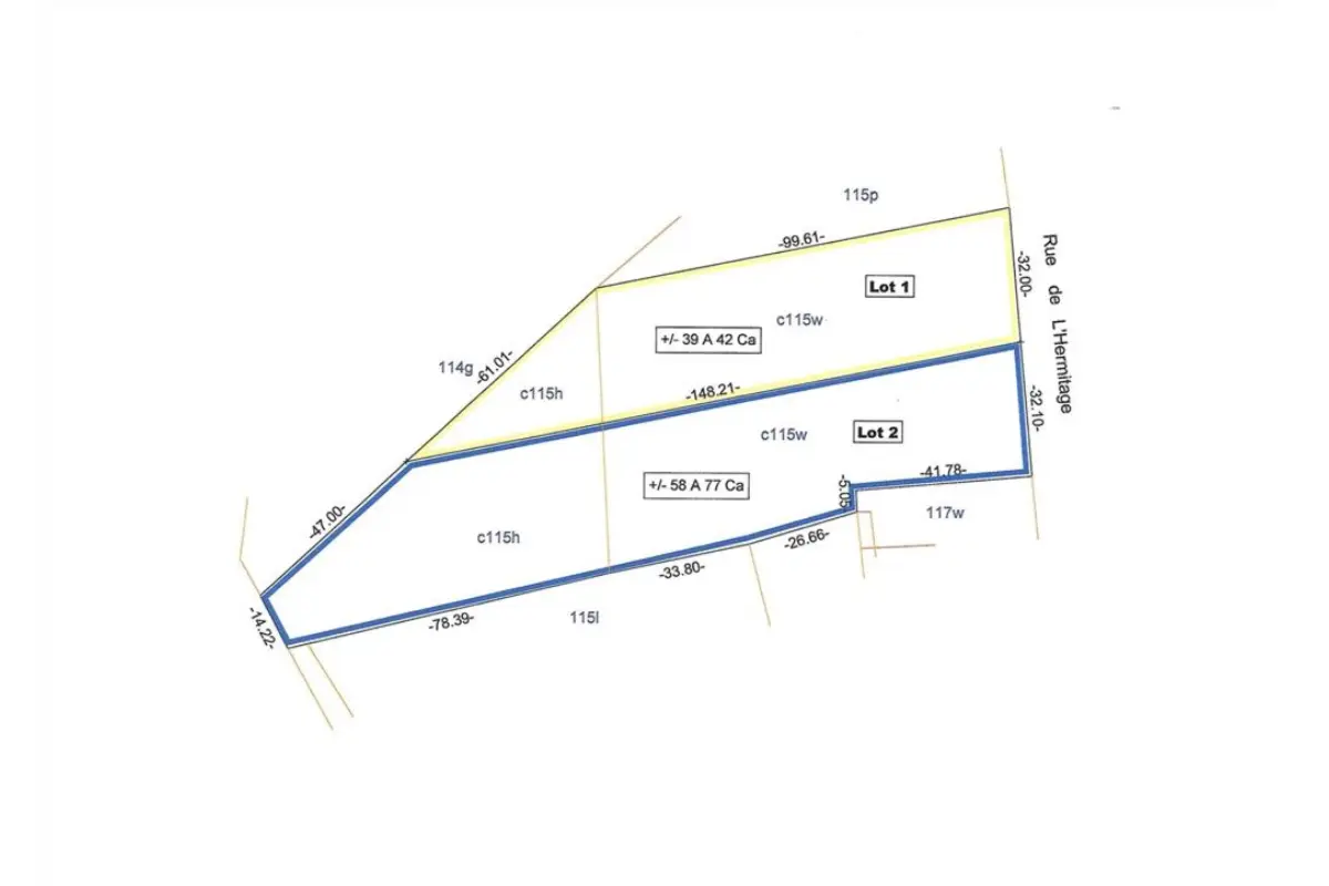 Grond te  koop in Brûly 5660 45000.00€  slaapkamers m² - Zoekertje 668318
