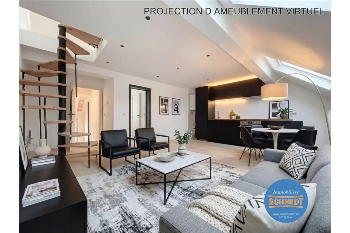 Duplex à louer à Ixelles 1050 1395.00€ 2 chambres 75.00m² - annonce 667914