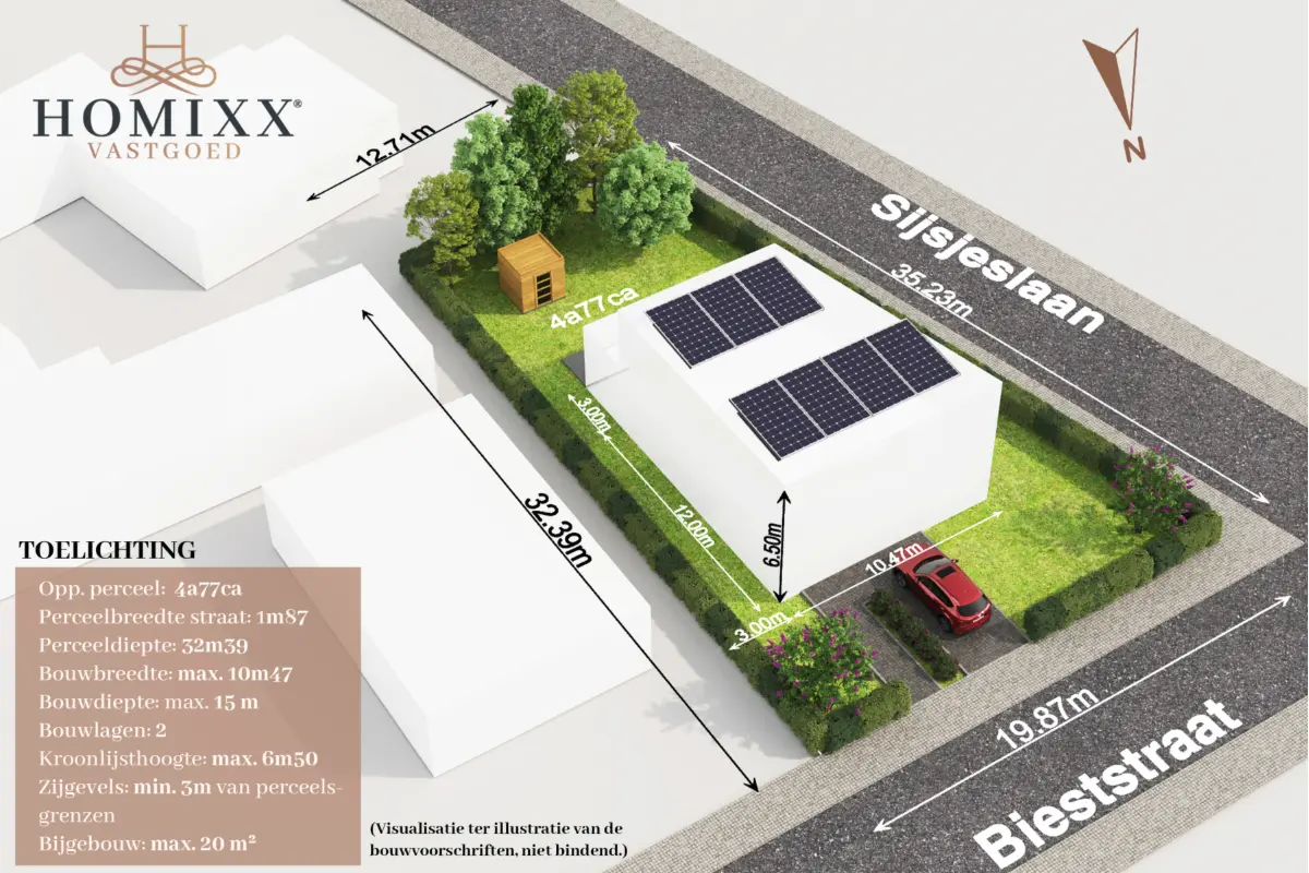 Grond te  koop in Boortmeerbeek 3190 175000.00€  slaapkamers m² - Zoekertje 667988