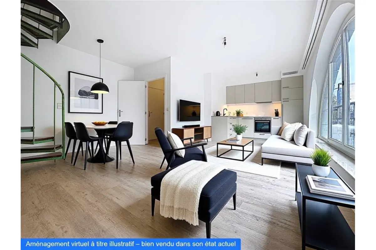 Appartement te  koop in Brussel 1000 335000.00€ 2 slaapkamers 80.00m² - Zoekertje 668685