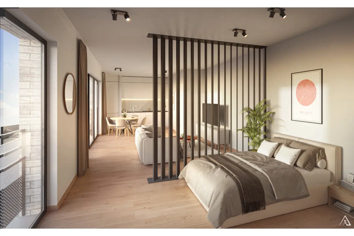 Studio te  koop in Vorst 1190 232500.00€ 0 slaapkamers 52.00m² - Zoekertje 670312