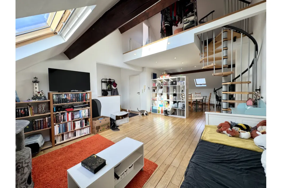 Duplex te  huur in Elsene 1050 1015.00€ 1 slaapkamers 79.00m² - Zoekertje 671143