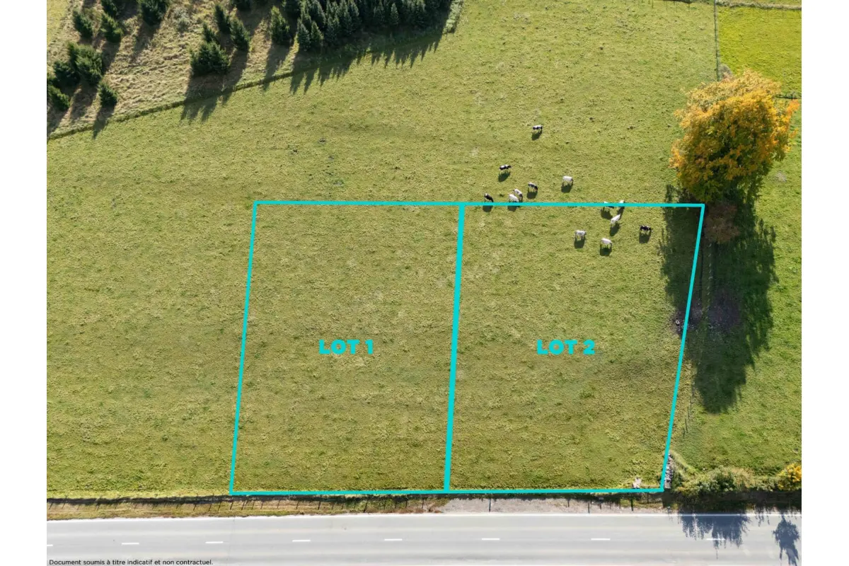 Grond te  koop in Vielsalm 6690 105000.00€  slaapkamers m² - Zoekertje 673692