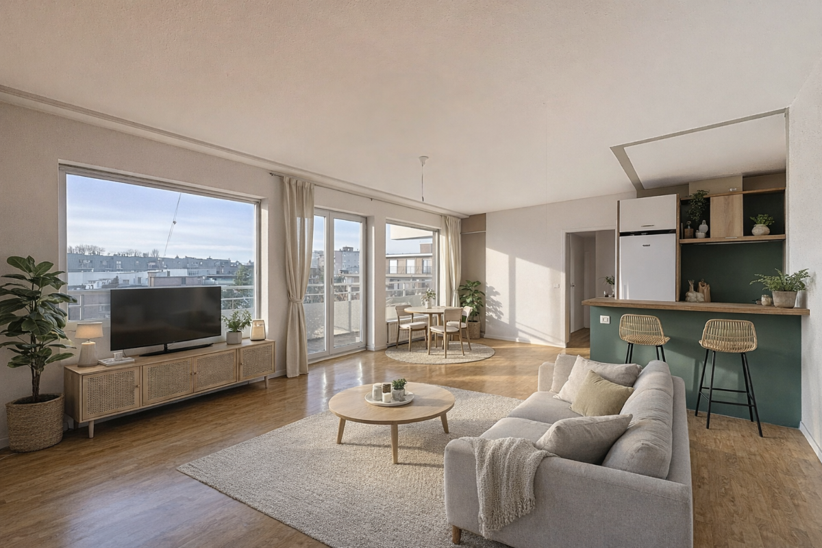 Appartement à vendre à Molenbeek-Saint-Jean 1080 199000.00€ 1 chambres 58.00m² - annonce 673868