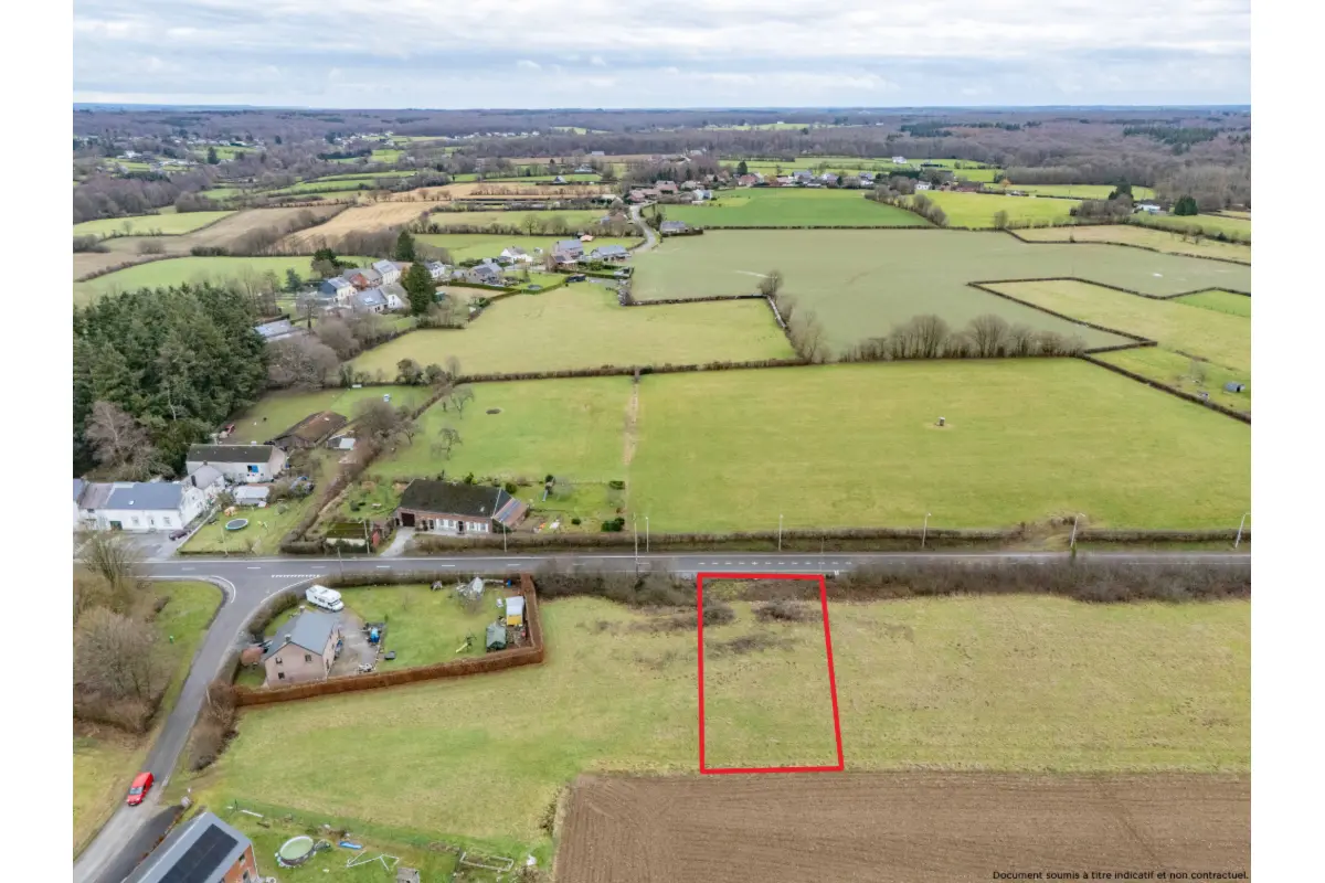 Bouwgrond te  koop in Beauwelz 6594 45000.00€  slaapkamers m² - Zoekertje 677521