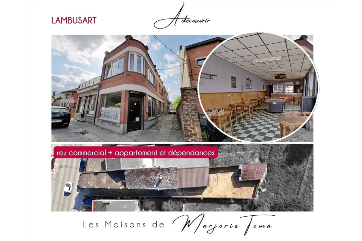 Handelszaak te  koop in Farciennes 6240 215000.00€ 3 slaapkamers 295.00m² - Zoekertje 676999