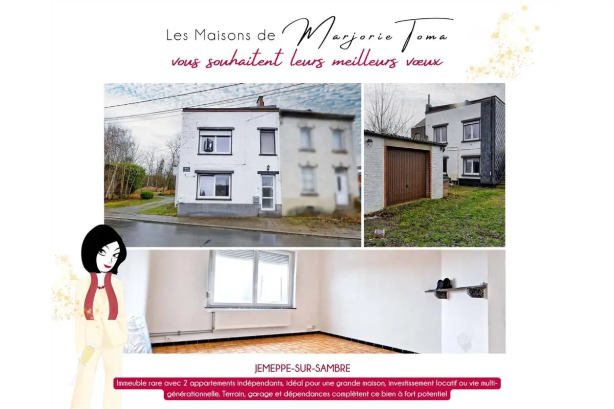 Appartementsgebouw te  koop in Jemeppe-sur-Sambre 5190 220000.00€ 4 slaapkamers 129.00m² - Zoekertje 676927