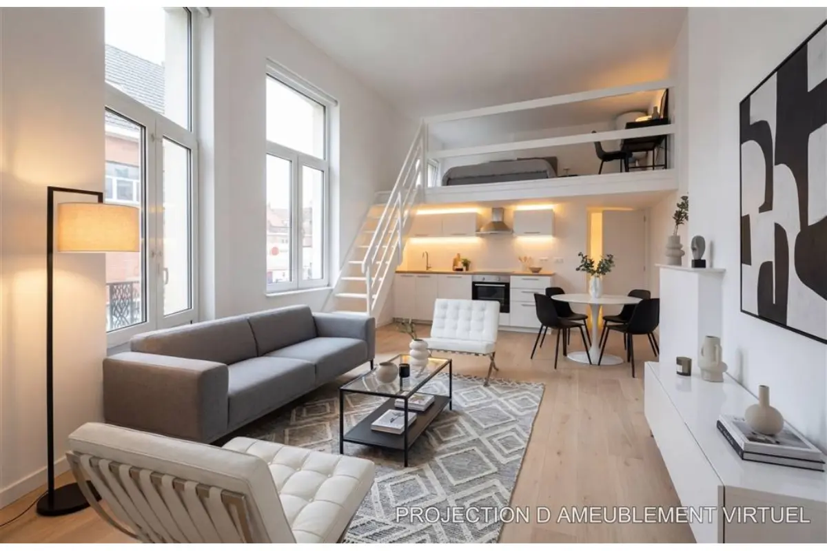 Studio te  huur in Etterbeek 1040 780.00€  slaapkamers 35.00m² - Zoekertje 677809