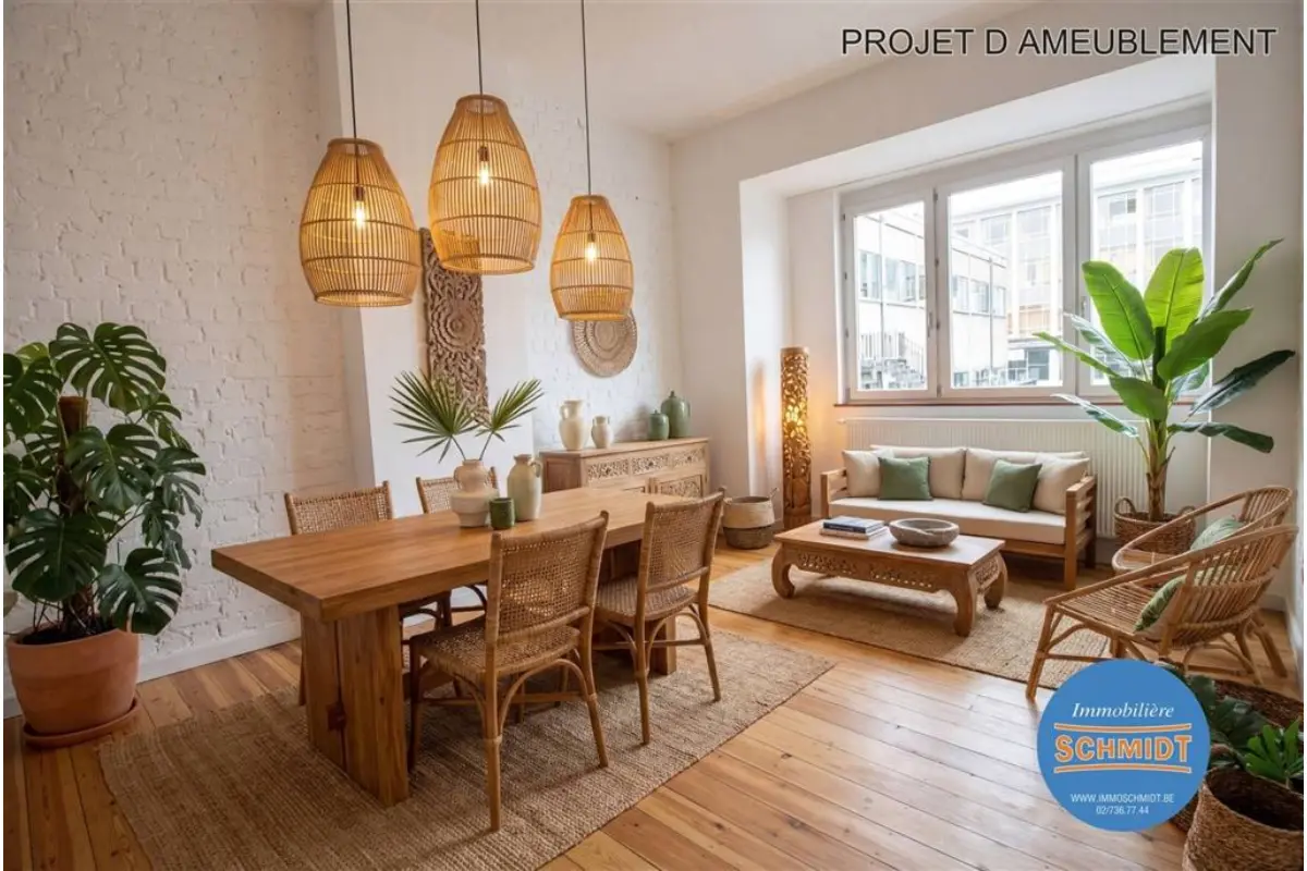 Appartement à  à Etterbeek 1040 980.00€ 1 chambres 55.00m² - annonce 678712