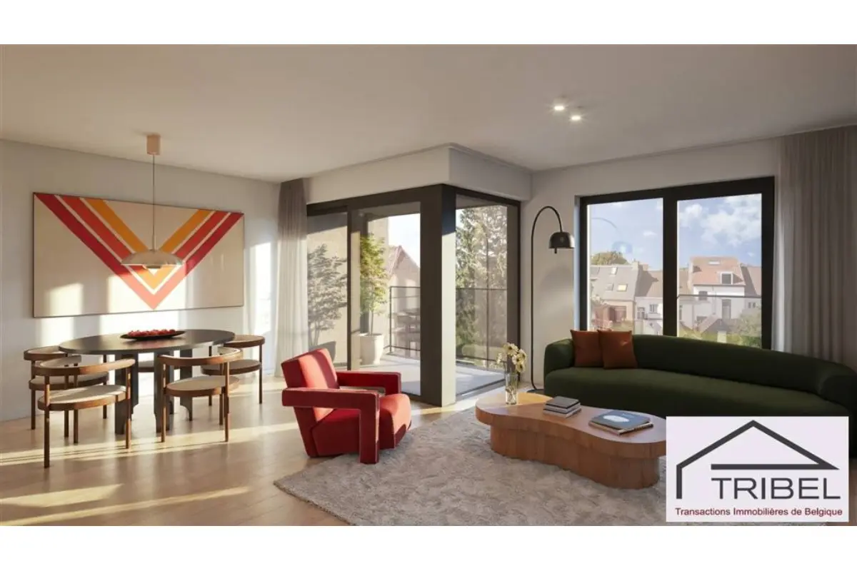 Appartement te  koop in Ukkel 1180 572000.00€ 2 slaapkamers 89.30m² - Zoekertje 678903