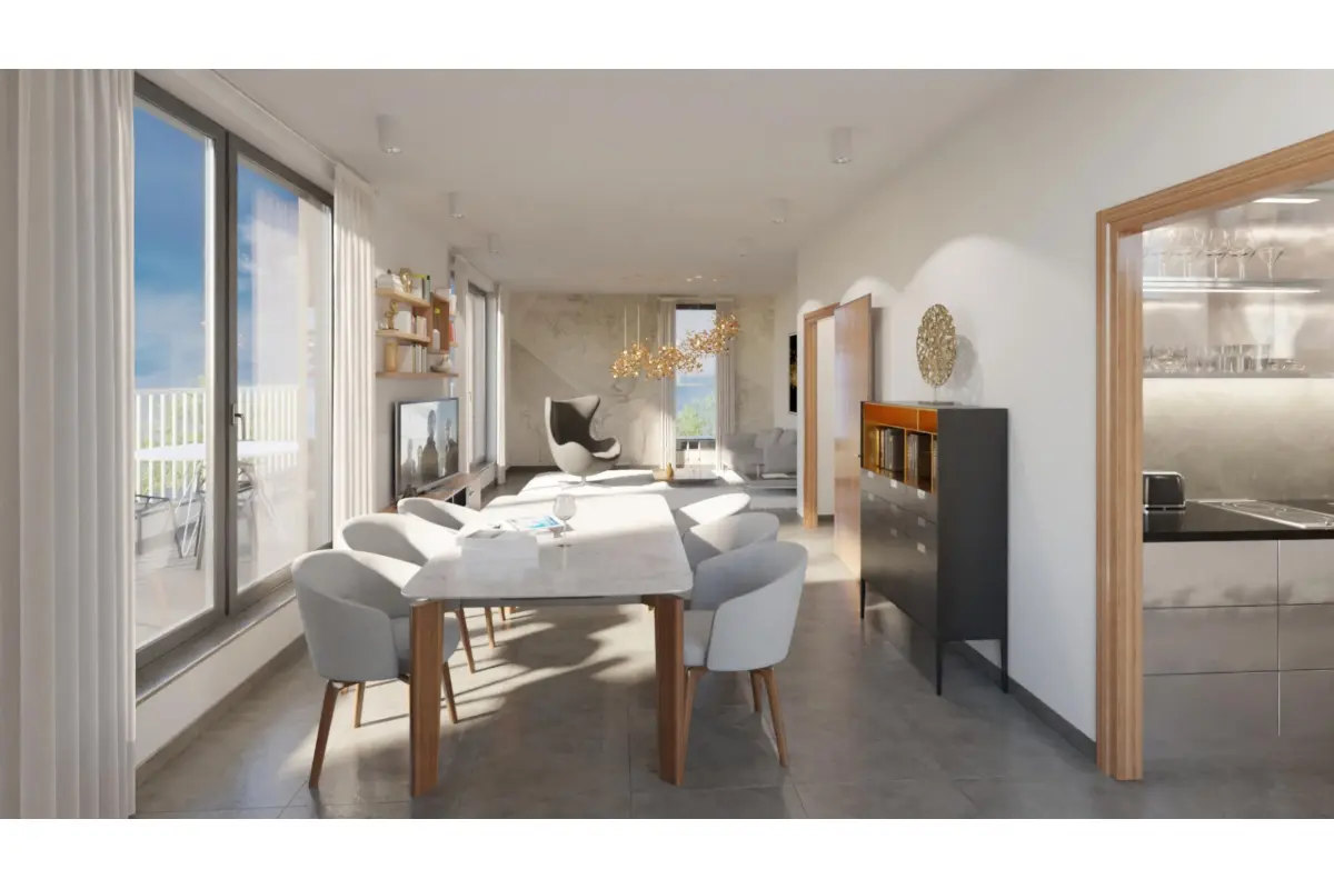 Penthouse te  koop in Evere 1140 435000.00€ 3 slaapkamers 106.50m² - Zoekertje 684273