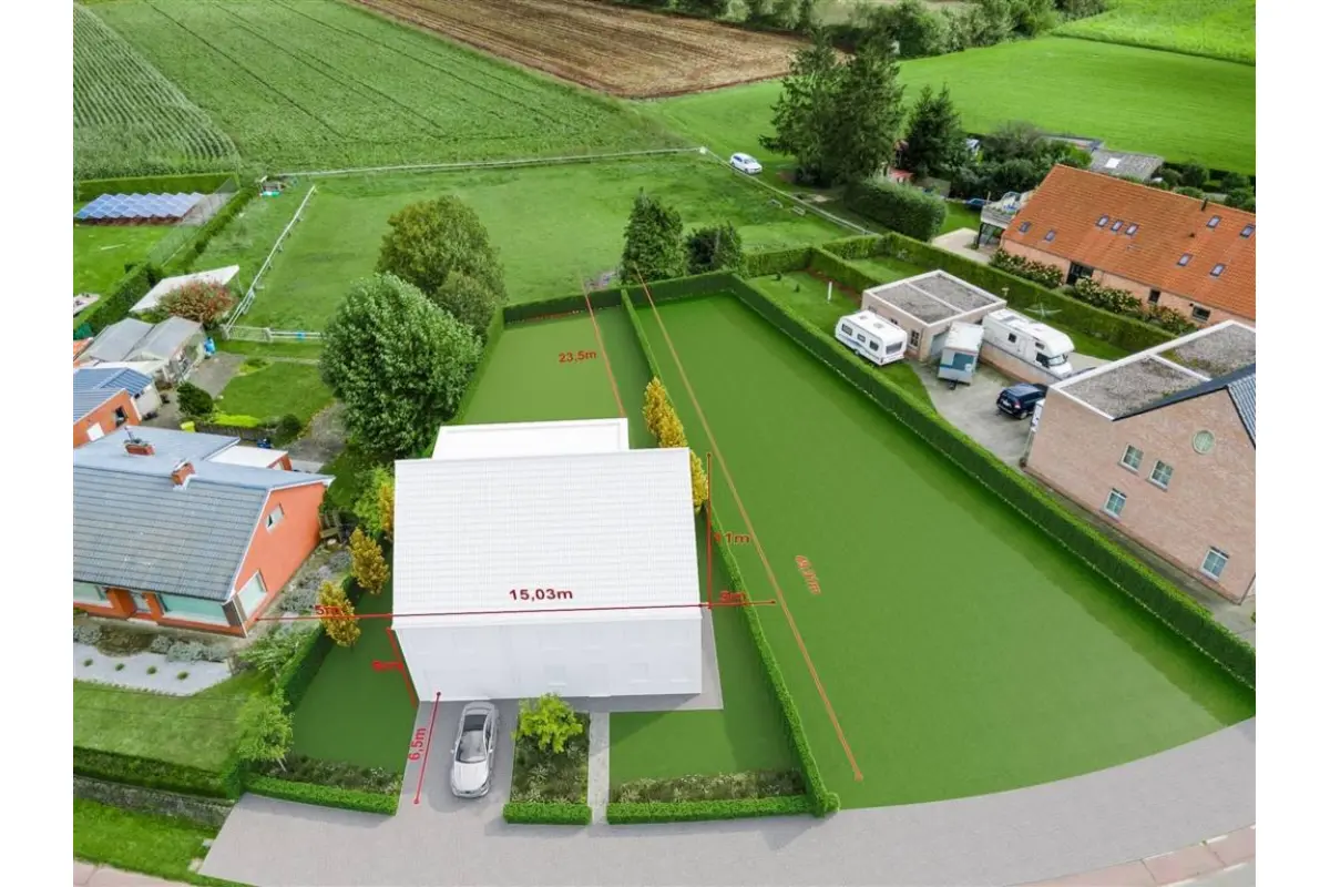 Grond te  koop in Vlimmeren 2340 184000.00€  slaapkamers m² - Zoekertje 683465