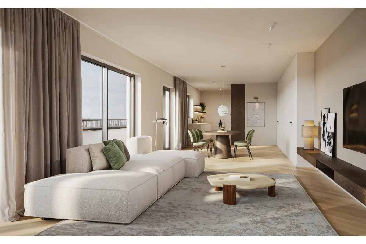 Penthouse à vendre à Anderlecht 1070 598000.00€ 3 chambres 148.55m² - annonce 687699