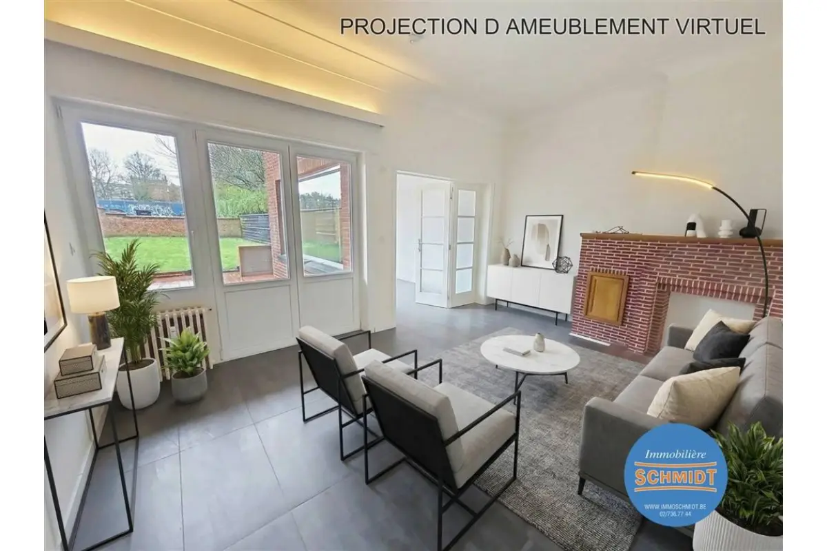 Appartement te  in Etterbeek 1040 1100.00€ 1 slaapkamers 72.00m² - Zoekertje 691662