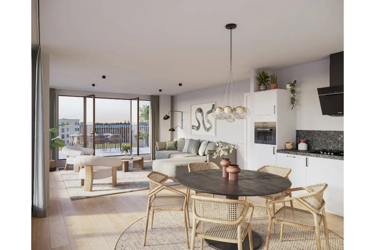 Benedenverdieping te  koop in Evere 1140 297000.00€ 1 slaapkamers 81.50m² - Zoekertje 726488