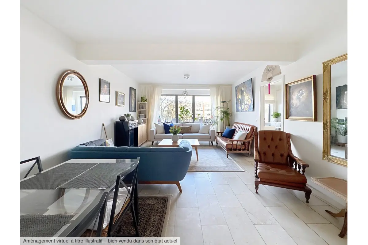 Appartement te  koop in Vorst 1190 385000.00€ 2 slaapkamers 100.00m² - Zoekertje 695970