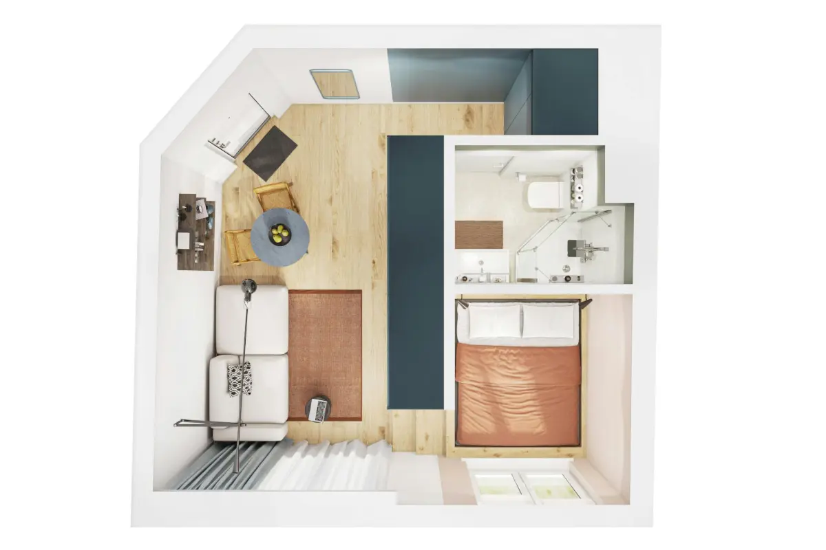 Appartement à louer à Bruxelles 1000 1050.00€  chambres m² - annonce 695645