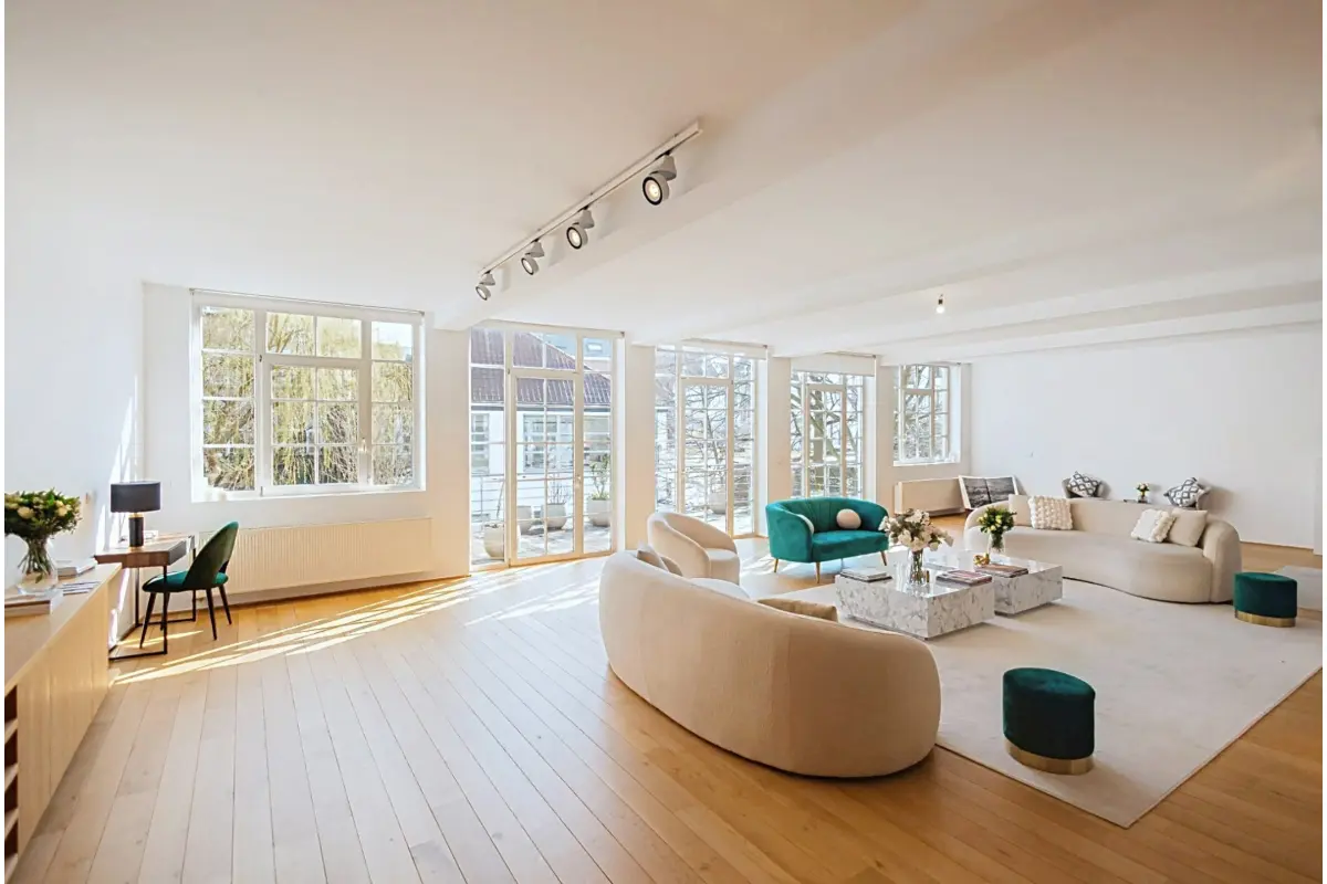 Duplex te  huur in Elsene 1050 5450.00€ 3 slaapkamers 356.00m² - Zoekertje 698725