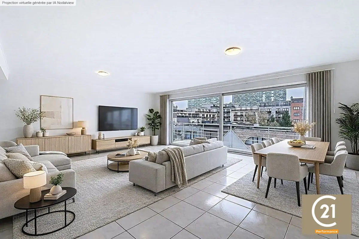 Appartement te  koop in Sint-Jans-Molenbeek 1080 275000.00€ 2 slaapkamers m² - Zoekertje 698855