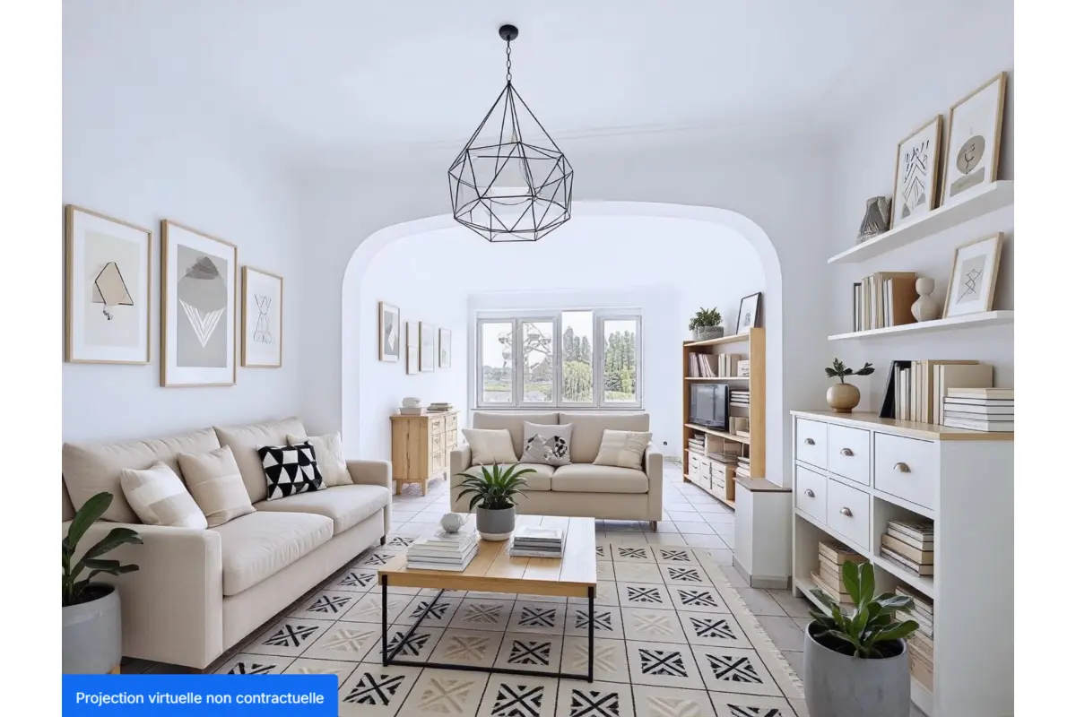 Appartement te  koop in Laken 1020 199000.00€ 2 slaapkamers 87.00m² - Zoekertje 702643