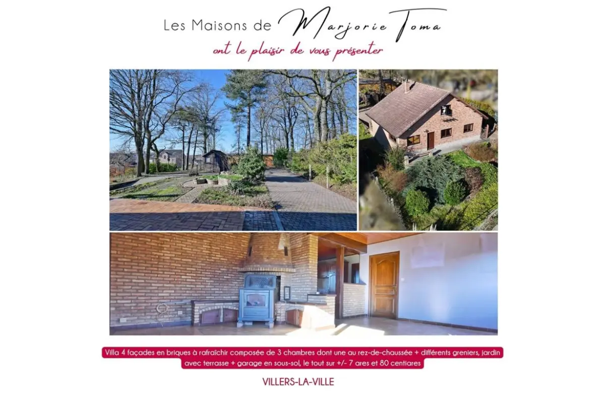 Villa à vendre à Villers-la-Ville 1495 320000.00€ 3 chambres 123.76m² - annonce 703065