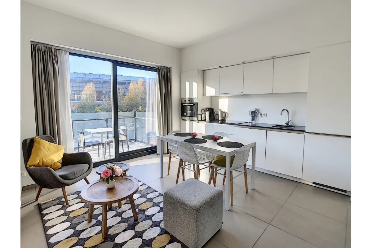 Studio te  huur in Sint-Lambrechts-Woluwe 1200 1015.00€  slaapkamers 54.50m² - Zoekertje 708407