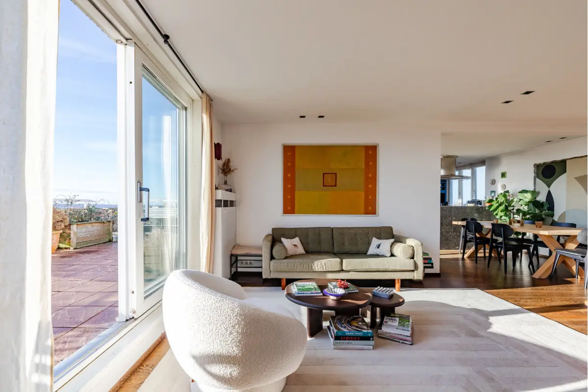 Penthouse te  huur in Vorst 1190 1950.00€ 2 slaapkamers 109.00m² - Zoekertje 711725