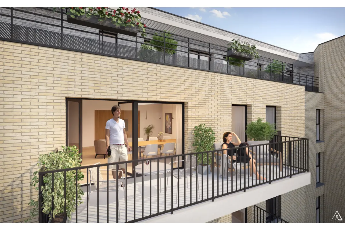 Appartement te  koop in Vorst 1190 359500.00€ 2 slaapkamers 94.00m² - Zoekertje 711619