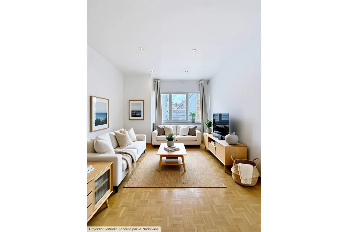 Appartement te  in Sint-Gillis 1060 195000.00€ 1 slaapkamers 46.00m² - Zoekertje 714010