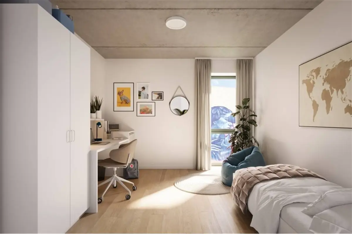 Kot à louer à Gand 9000 550.00€  chambres 15.50m² - annonce 717784