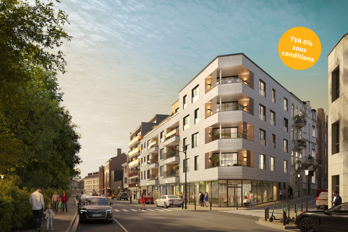 Appartement te  koop in Ukkel 1180 381000.00€ 0 slaapkamers 58.00m² - Zoekertje 718888