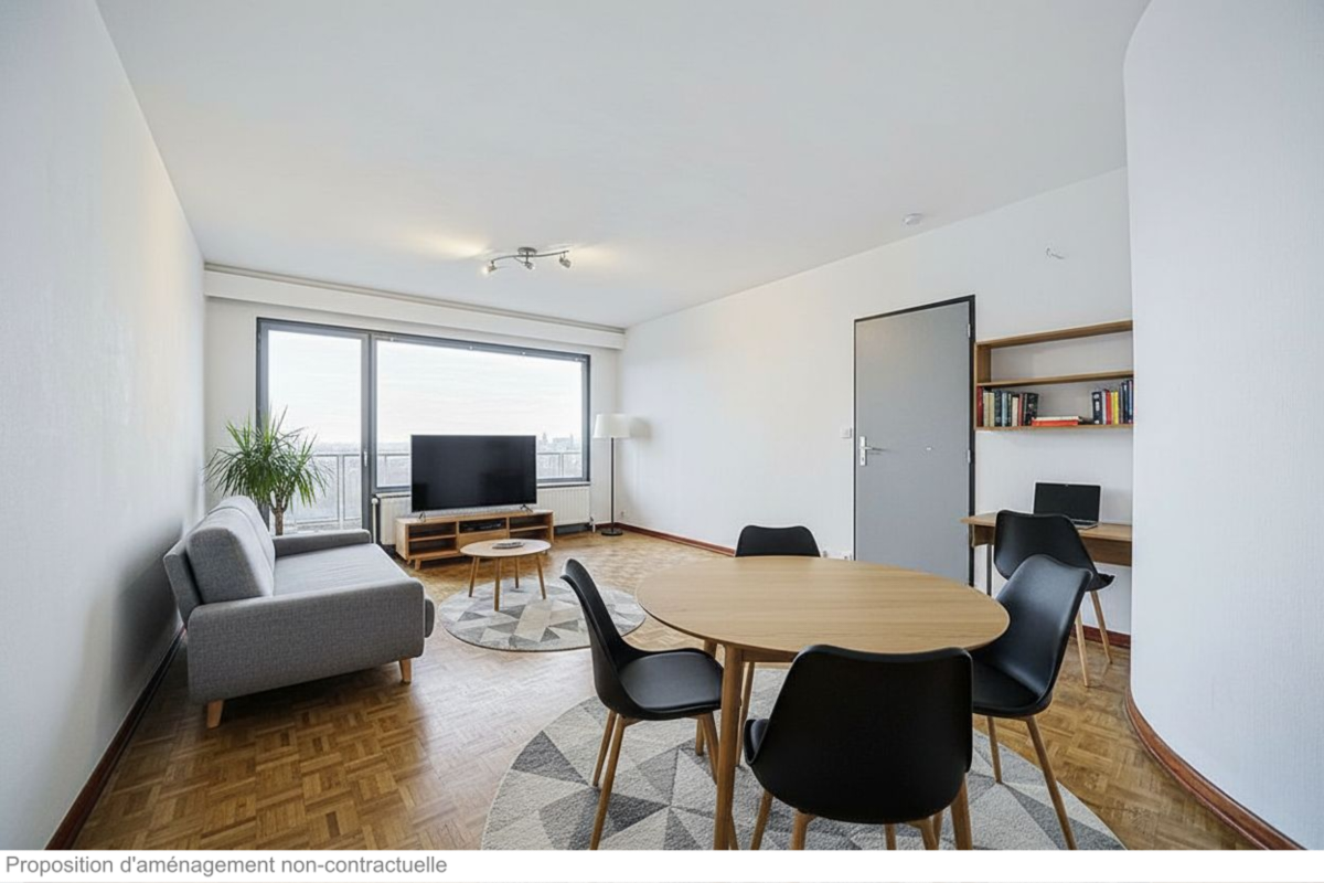 Appartement te  koop in Ganshoren 1083 115000.00€ 0 slaapkamers 34.00m² - Zoekertje 722679