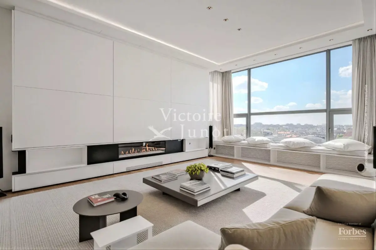 Penthouse te  huur in Elsene 1050 6300.00€ 3 slaapkamers 290.00m² - Zoekertje 723269