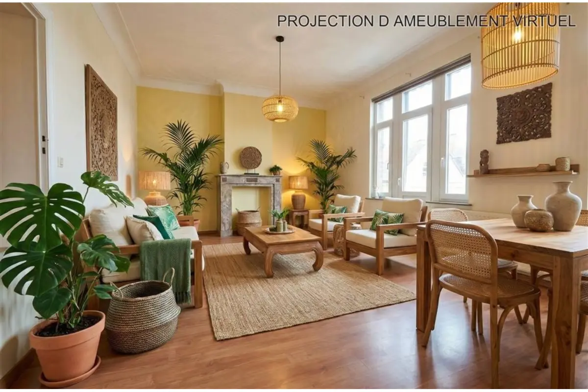 Appartement te  huur in Etterbeek 1040 1200.00€ 2 slaapkamers 80.00m² - Zoekertje 735512