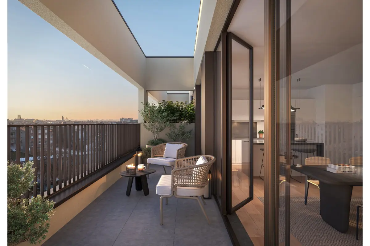 Appartement à vendre à Evere 1140 297000.00€ 1 chambres 81.50m² - annonce 735261