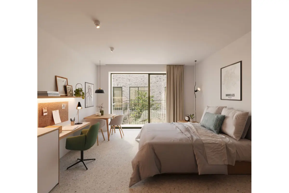 Studio te  koop in Brussel 1000 215000.00€  slaapkamers 29.00m² - Zoekertje 734769