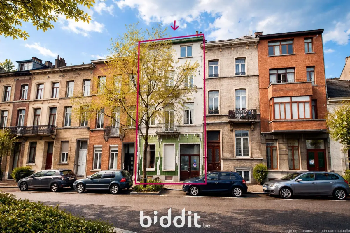 Appartementsgebouw te  koop in Schaarbeek 1030 400000.00€ 4 slaapkamers m² - Zoekertje 735302