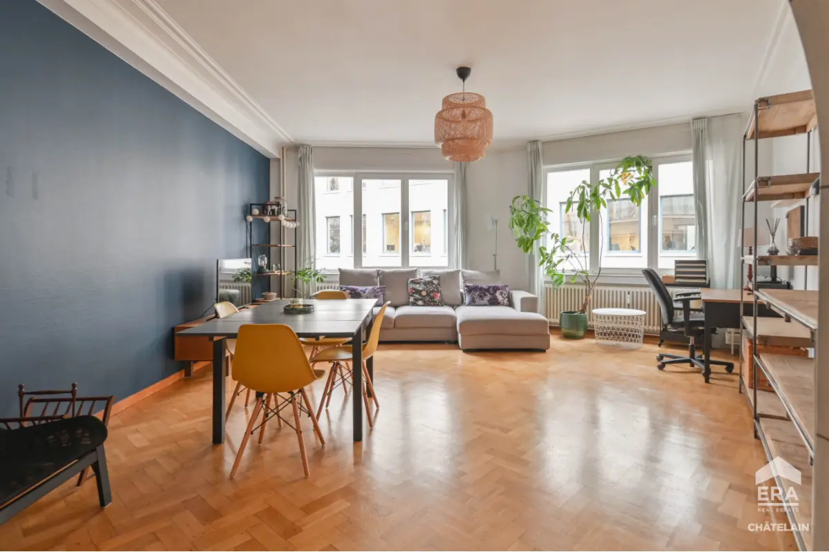 Appartement te  in Elsene 1050 1490.00€ 2 slaapkamers 118.00m² - Zoekertje 736997