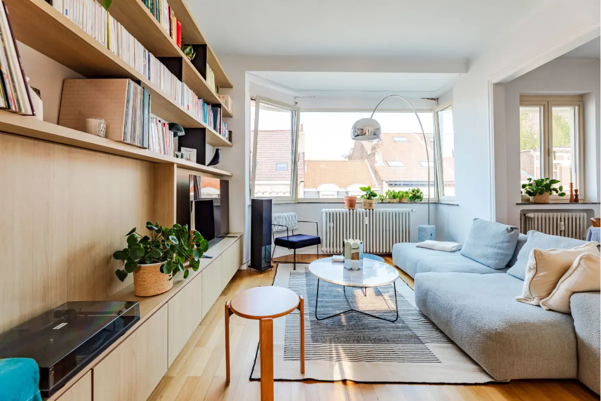 Penthouse te  huur in Elsene 1050 1650.00€ 1 slaapkamers 94.00m² - Zoekertje 737714