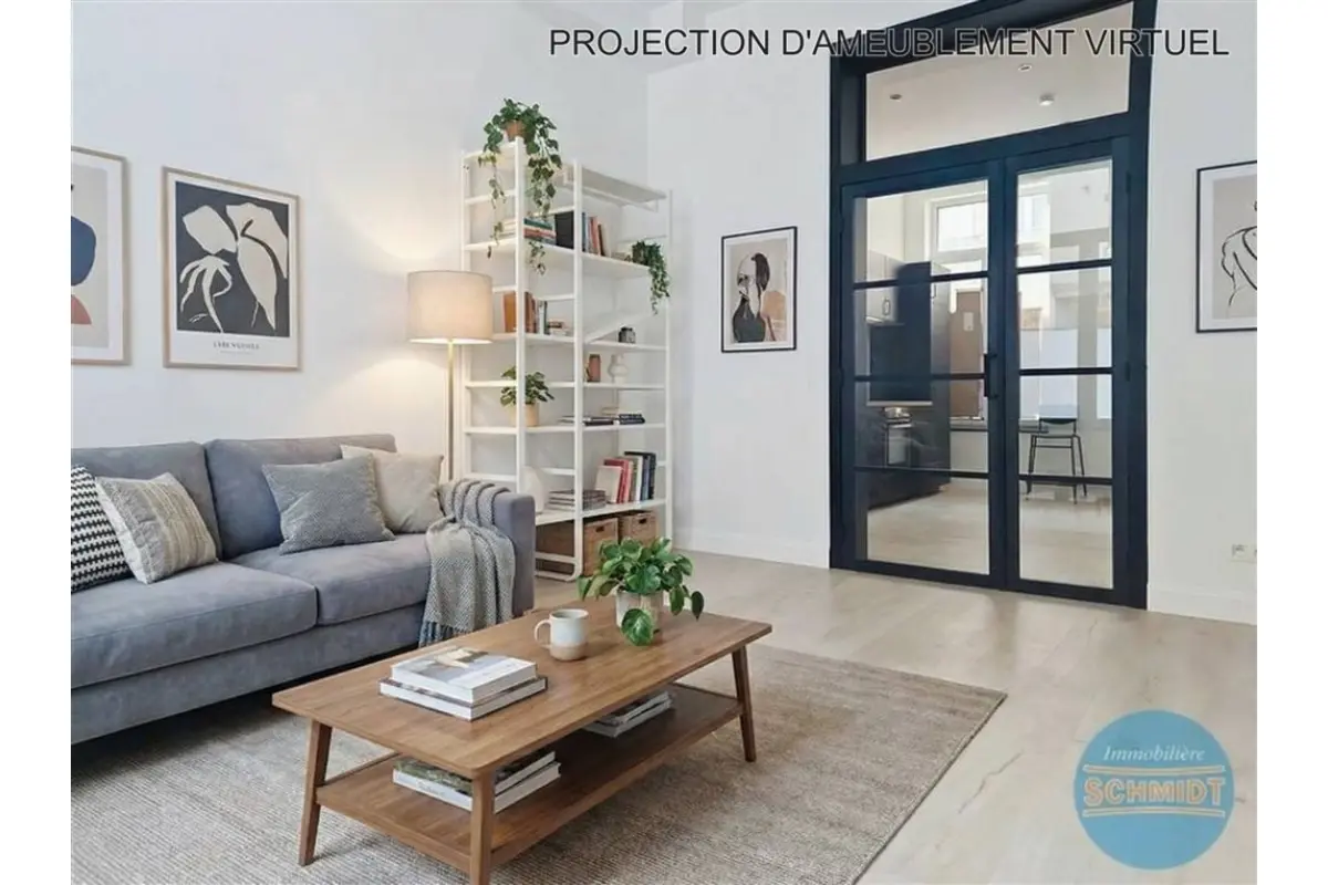 Rez-de-chaussée à louer à Ixelles 1050 1290.00€ 1 chambres 58.00m² - annonce 738701